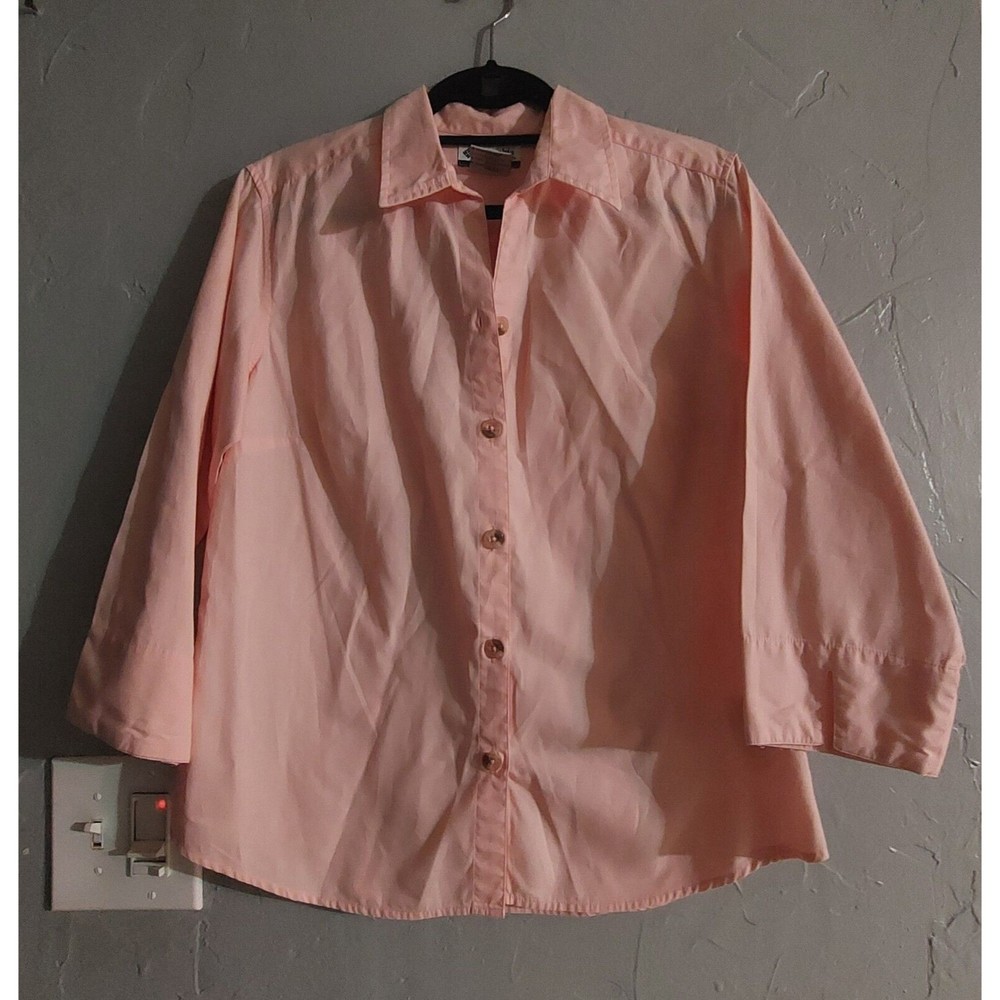 Columbia Sportwear Shirt Women Size L, 100% Cotton, 20 Inch Of Armp To Armp.